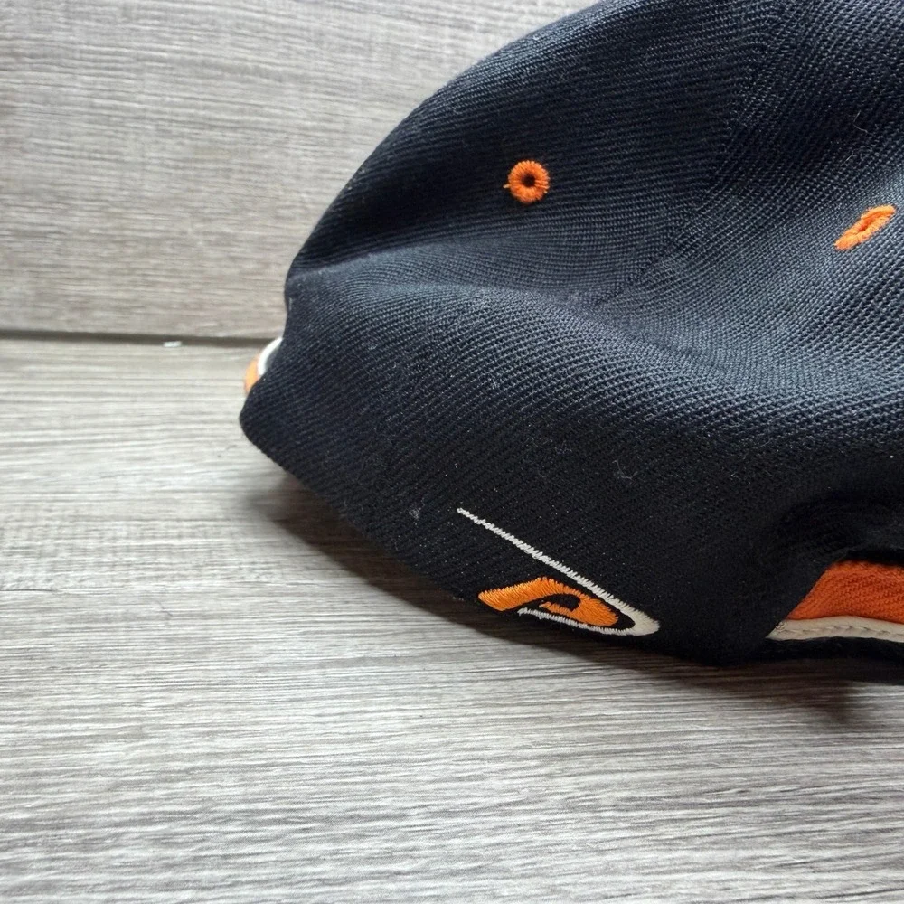 NHL Philadelphia Flyers Hat Mens OSFA Black Orange Center Ice Strapback Cap